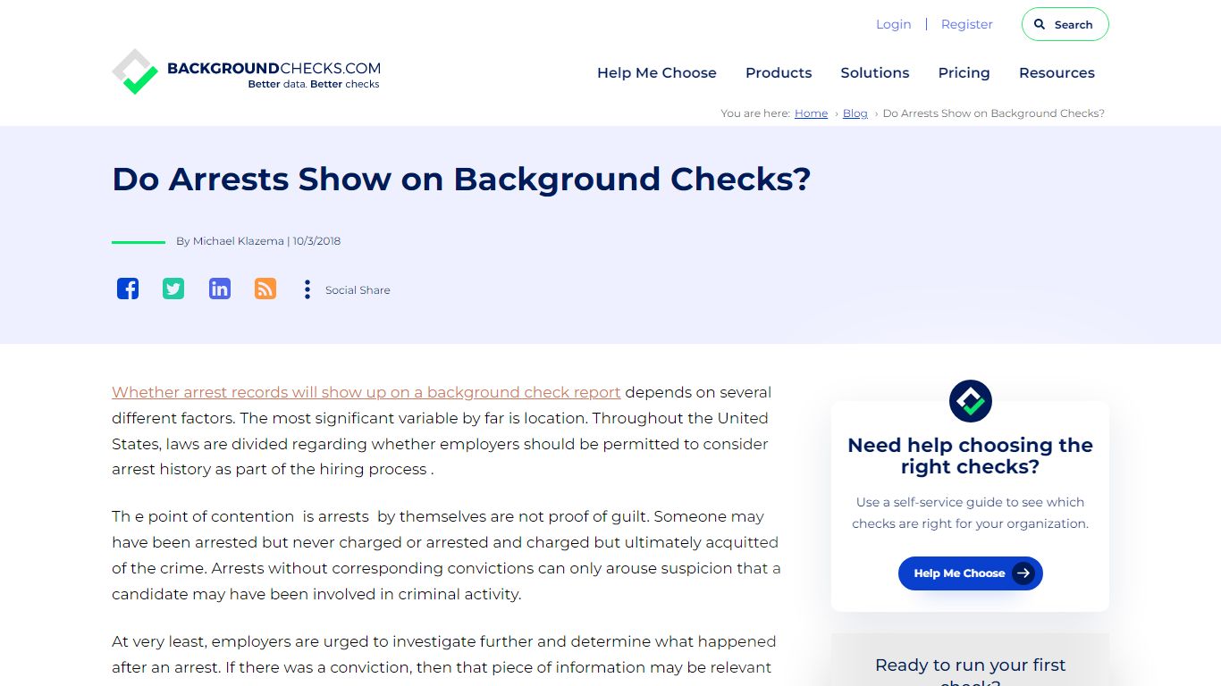 Do Arrests Show on Background Checks?